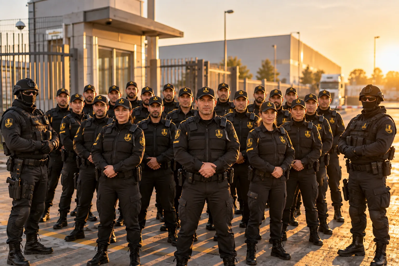 Equipo de guardias de seguridad OS-10 acreditados de Grupo GPS